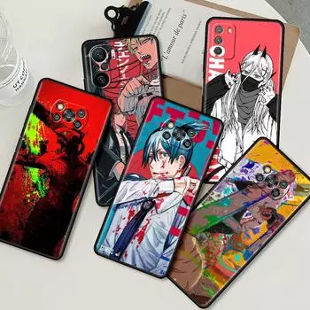 Manga Chainsaw Man для Xiaomi Poco X3 NFC X4 Pro 5G F3 GT M3 F4 M4 F1 C40, мягкий чехол для телефона 11 Lite 11T, силиконовый чехол из ТПУ, принципиально Mi 11T