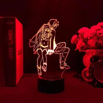 Манга светодиодный ночник Пластиковые воспоминания Isla X Tsukasa для украшения детской спальни подарок на день рождения RGB меняющая цвет лампа аниме