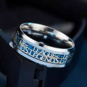 MANGOSKY Модное кольцо «Лига легенд» Кольцо из титановой стали Новое поступление Мужское кольцо Памятный подарок Индивидуальное кольцо 6