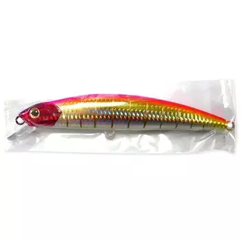 Mangrove Studio Strike Pro Magnum Minnow медленно тонущий 160 розовая спина красная мордашка (Светящаяся ягода) красный
