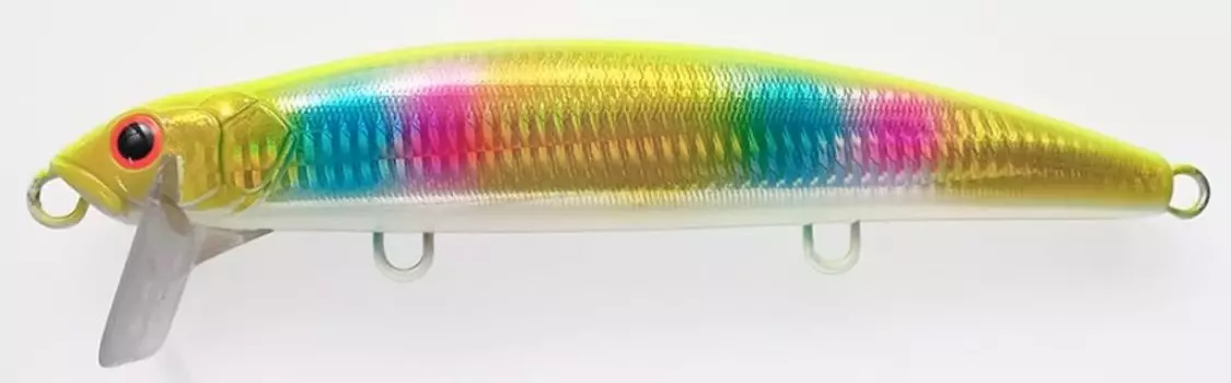 Mangrove Studio Strike Pro Magnum Minnow Seabass Edition Walker Floating 160 Rainbow (Chart (Glowberry))