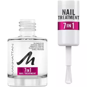 Manhattan Base Top Coat Nail Treatment 7in1 Multi Benefit 12ml