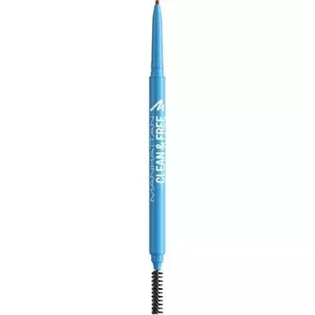 Manhattan Eyebrow Pencil Clean & Free 004 Warm Brown 0.09g