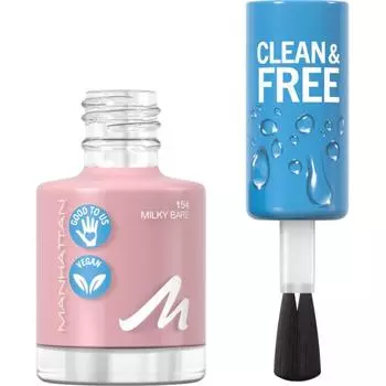 MANHATTAN Manhattan Clean & Free Nail Polish 154 Milky Bear 8ml