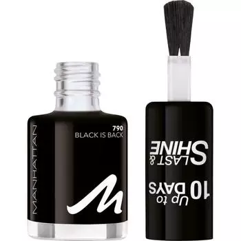 MANHATTAN Manhattan Last Shine Nail Polish 790 Black Is Bag 8ml