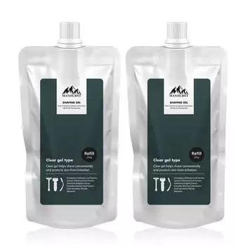 Сменный блок геля для бритья Manhurst, 250 г, 2 шт.