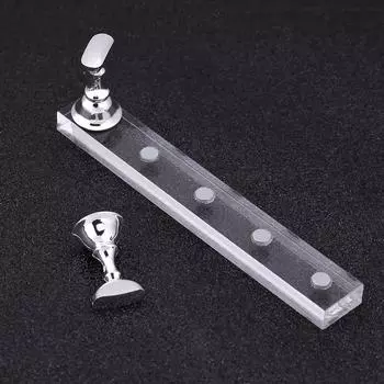 Маникюр 5 шт. держатели для ногтей магнитная шахматная доска дисплей практическая подставка для поезда