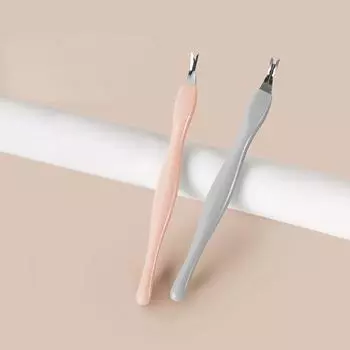 Маникюр для ногтей, кутикула, УФ-гель для снятия лака, триммер из нержавеющей стали, педикюр, инструменты для ухода за кутикулой омертвевшей кожи розовый