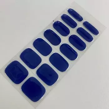 Маникюр с однотонным гелем на 14 пальцев с полной заплаткой и светоотверждением 6.5*18