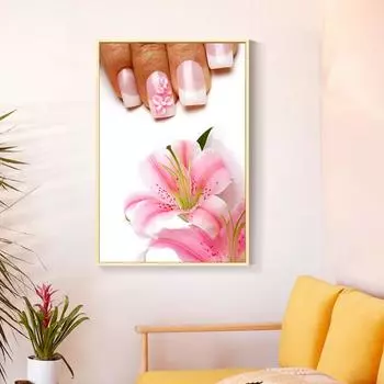 Маникюр, салон красоты, макияж, маникюрный салон, постеры, картины, холст, настенное искусство, декоративные картины для домашнего декора, украшение для гостиной 21*30cm