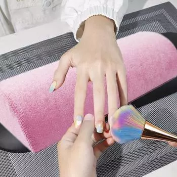 Маникюрная подушка для рук Мягкая удобная застежка-молния Столик для подставки для рук Подушка для маникюра Держатель для салона