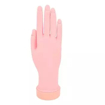 Маникюрная практика Модель руки Встроенные канавки для ногтей Сгибаемые ногти Типсы Художественный тренажер Рука для реквизита Di