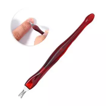 Маникюрная вилка безопасная, мощная, эффективная, простая в использовании, многоразовая, для ухода за кутикулой, вилка из нержавеющей стали для удаления омертвевшей кожи для женщин