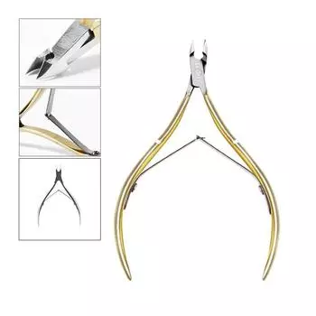 Маникюрные кусачки для ногтей с зазубринами для удаления омертвевшей кожи Инструменты для ногтей из нержавеющей стали серебряный