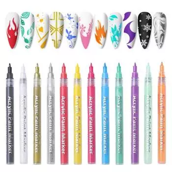 Маникюрный инструмент многофункциональный прочный быстросохнущий 3D абстрактные линии для рисования ногтей ручка для рисования ногтей синий