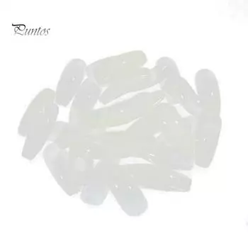 Маникюрный инструмент Puntos 100 шт. накладные ногти полное покрытие балерина акриловые наращивание ногтей белый