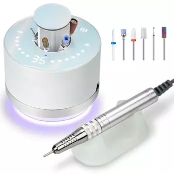 Маникюрный станок Madenia Маникюрный станок Электрический гвоздезабивной станок Маникюрный станок ЖК-дисплей Juru Off Сенсорная панель ЖК-экран Подъемный тип Бесщеточный двигатель Градиент
