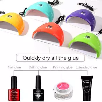 Маникюрный светильник 36 Вт Интеллектуальная индукционная USB-лампа для ногтей One Size фиолетовый