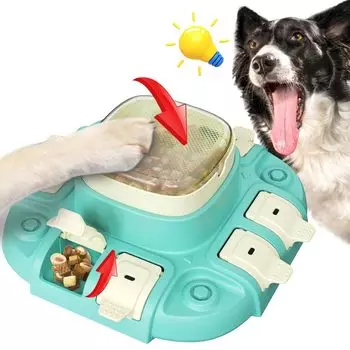Mankoda Dog Развивающая собака Медленная еда и раздача лакомств Собака 2-го класса Развивающая игрушка для IQ Предотвращающая быстрое поедание Посуда для собак Подходит для