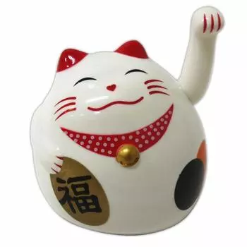 Манмару манящий кот белый 208-573