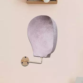 Mannequin Head Model Wig Display Wall Mounted Sturdy Manikin Hanging Stand for