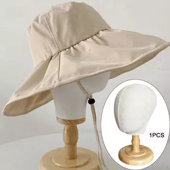 Mannequin Head ,Wig Hat Display Stand Model, ,for Beauty Salon wood
