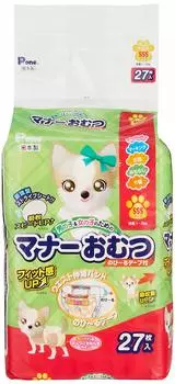 manner diaper with stretchable tape SSS 27P P.one