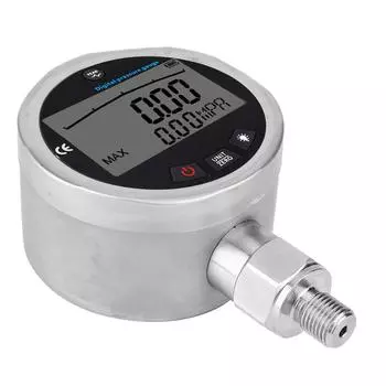Цифровой манометр с резьбовым креплением G1/4, ЖК-дисплей, измеритель давления для воды и масла 040 МПа