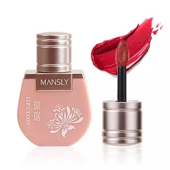 MANSLY Velvet Lip Gloss Матовый высокоцветный стойкий блеск для губ Увлажняющая губная помада 4,5 г - #B11