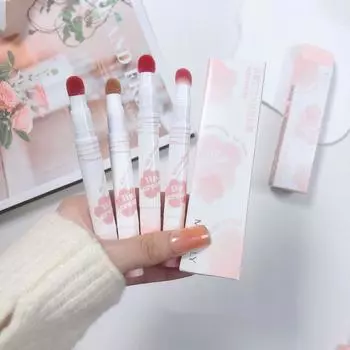 MANSLY Velvet Mist Cloud Cushion Lip Cream Air Mist Матовая губная помада