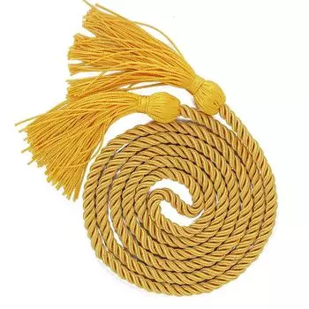 Мантии Выпускные Студенты Пряжа Почетный шнур Кисточки Шнур Выпускной Почетные шнуры Выпускной Палантин Пояс Graduation honor cord