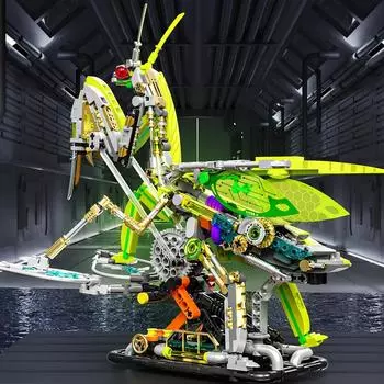 Mantis Building Toy Set Blocks Craft Toys DIY Toys Car Decoration Crafts Animation Derivatives Children Toys boxxed