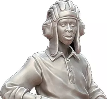 Mantis Miniature Figure Series Current Use African Militia Driving a Land Rover AK Resin Kit Man35164 1/35 (for Interactive/Italeri/German Level)