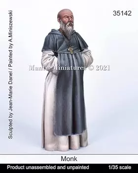 Mantis Miniature Figure Series French Monk Resin Kit Man35142 1/35