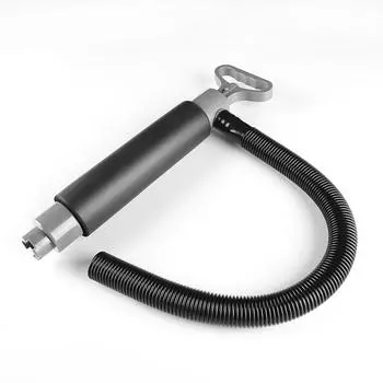 Ручной трюмный насос для лодок, каяков, каноэ, портативный ручной водяной насос с удлинительным шлангом чёрный