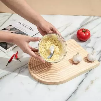 Manual Chopper Household Garlic Onion Mashed Food зелёный