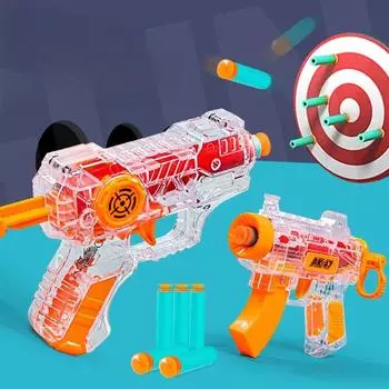 Ручной пистолет AK47, имитация пистолета, мягкие пули EVA для мальчиков, игры для стрельбы в помещении и на улице, игрушки для вечеринок, подарки на день рождения и Рождество для детей