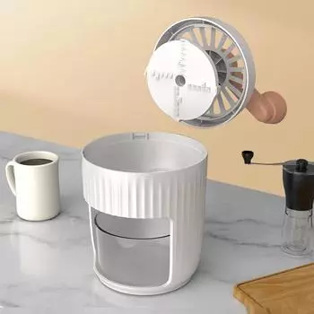 Manual Ice Shaver Snow Cone Machine With Hand-Crank Operation Rotary Ice Crusher Portable Ice Crusher Machine Shaved Ice Maker