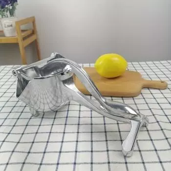 Manual Juice Squeezer Aluminum Alloy Hand Pressure Juicer Pomegranate Orange Lemon Sugar Cane Juice Kitchen Bar Fruit Tools 2024 серебряный