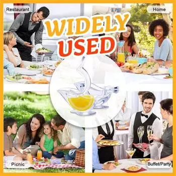Manual Lemon Squeezer Kitchen Fruit Mini Manual Juicer Bird Shape Transparent Portable Orange Juicer Kitchen Home Slip Tool жёлтый