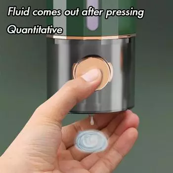 Manual wall mounted bathroom liquid soap dispenser, non perforated soap dispenser hand soap, home hotel bathroom accessories белый