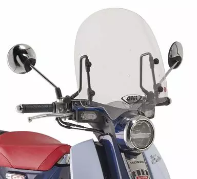 Manufactured by GIVI Windscreen Clear Dedicated Mounting Stay KIT for Honda Super Cub C125 Super Cub C125 (Gibi) + (2BJ-JA48)