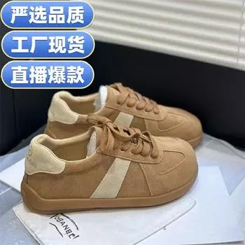 [Manufacturer] Autumn retro German training shoes 2024 new women s shoes breathable sports board shoes women s casual single shoes 36