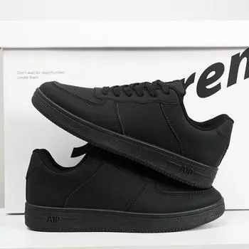 [Manufacturer] Board shoes men s shoes 2025 spring new men s casual sports shoes soft-soled non-slip white shoes 39 чёрный