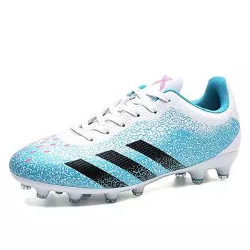 Manufacturer football shoes men s AG broken nails lace-up TF training shoes long nails sneakers low top football game shoes 35
