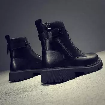 Manufacturer high-top British style men s tooling boots autumn and winter new Korean version trend Martin boots AX945 38