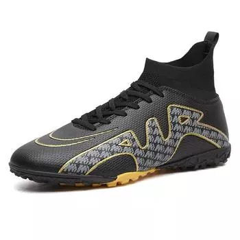 Manufacturer Men s and women s breathable and comfortable sports and leisure FG high-top long nails broken nails football shoes grass game large size 32