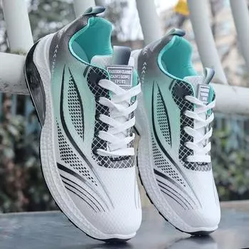 Manufacturer men s shoes summer 2024 new trendy versatile mesh sports shoes youth lightweight running shoes 39