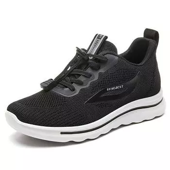 Manufacturer s New Style Casual Sports Sneakers for Men Black Walking Shoes for Middle-Aged Elderly for Winter Outdoor Hiking 40 чёрный