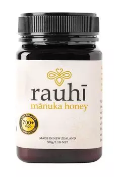 Манука Мед Эквивалент Раухи 500 г Марили Новозеландский сырой мед Чистый мед Неподогретый Без добавок Оригинальный продукт MG700+ MGS18+